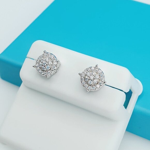 "925 Sterling Silver CZ Beautiful Earrings for Women, 1USPAR4177 - Picture 1 of 11